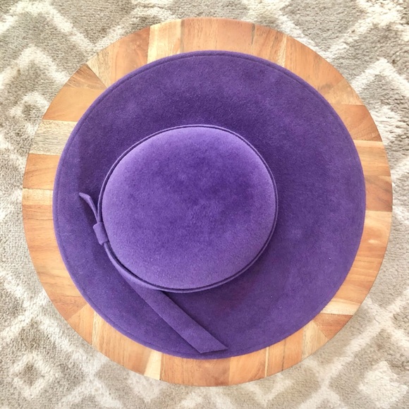 Vintage Violet Felt Makins New York Crafted Hat - Picture 9 of 14